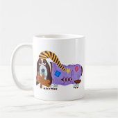 Dachshund-Schlafenszeit Kaffeetasse (Links)