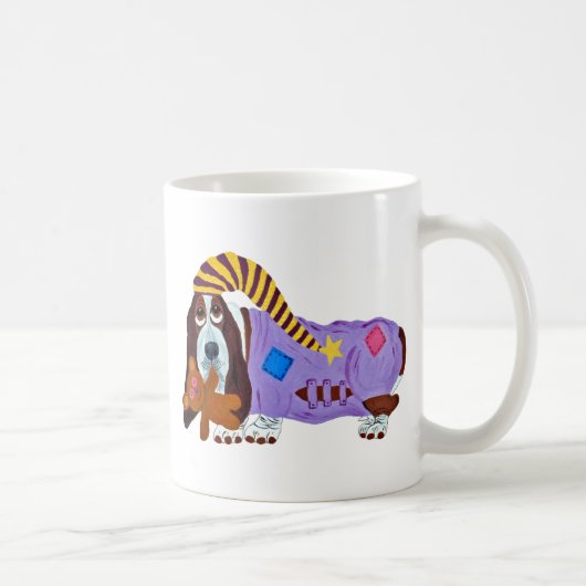 Dachshund-Schlafenszeit Kaffeetasse (Rechts)
