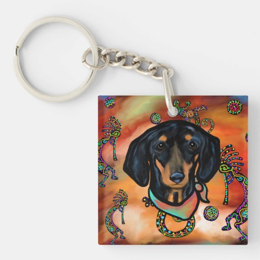 DACHSHUND SCHLÜSSELANHÄNGER (Vorderseite)