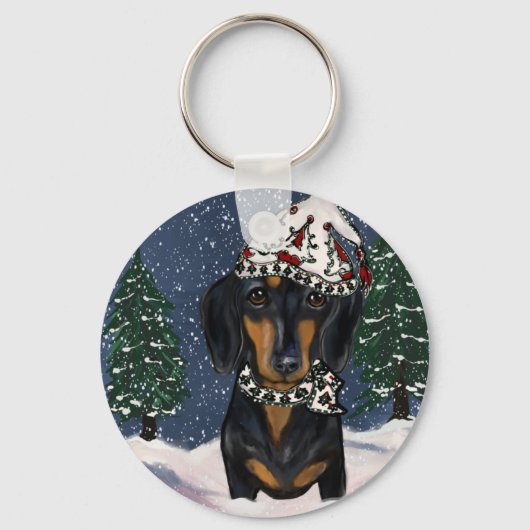 DACHSHUND SCHLÜSSELANHÄNGER (Vorderseite)