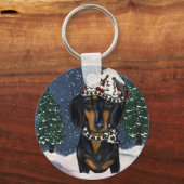 DACHSHUND SCHLÜSSELANHÄNGER (Vorderseite)