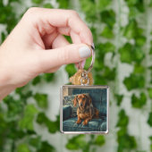 Dachshund Schlüsselanhänger (Hand)