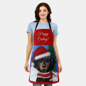 Dachshund  schürze (Getragen)