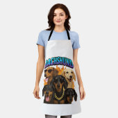 Dachshund Schürze (Getragen)