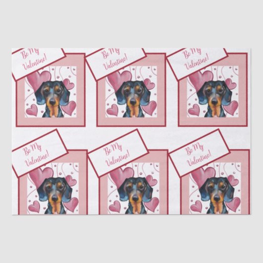 Dachshund   seidenpapier (Vorderseite)