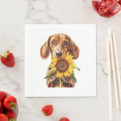 Dachshund Serviette (Beispiel)