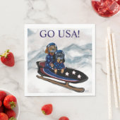 DACHSHUND  SERVIETTE (Beispiel)