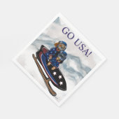 DACHSHUND  SERVIETTE (Ecke)