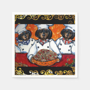 DACHSHUND SERVIETTE