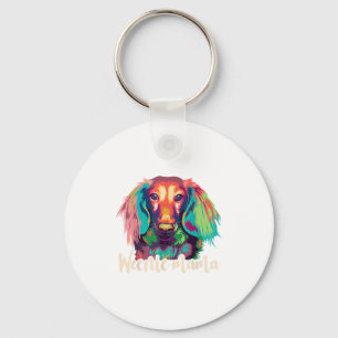 Dachshund-Shirt Frauen Weenie Mama Wiener Hund Mam Schlüsselanhänger