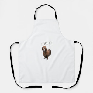 Dachshund-Shirt Hundemama Vater Männer Frauen Kind Schürze