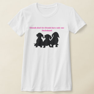 Dachshund-Silhouette T-Shirt