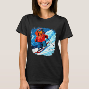 Dachshund Ski T-Shirt