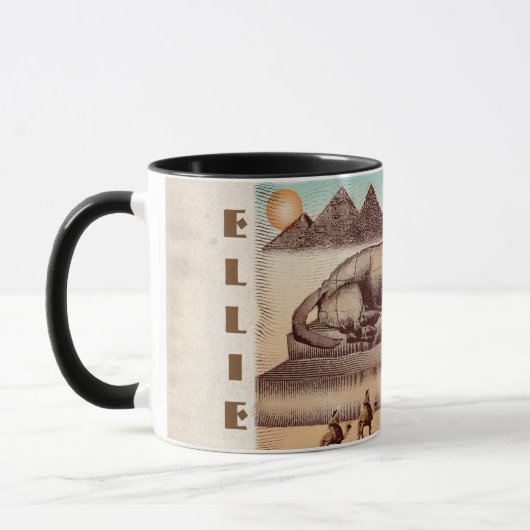Dachshund-Sphinx-Tasse - kundengerecht Tasse (Links)