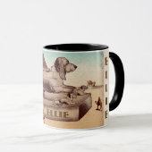 Dachshund-Sphinx-Tasse - kundengerecht Tasse (VorderseiteRechts)
