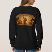 Dachshund-Squad-T-Shirt Sweatshirt (Rückseite)