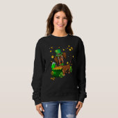 Dachshund St Patrick's Day Irish C Dog Sweatshirt (Vorne ganz)