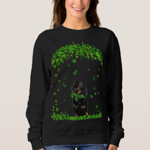 Dachshund St Patricks Day Lover Irish Shamrock Dog Sweatshirt