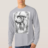 Dachshund Statue Hunter T-Shirt (Vorderseite)