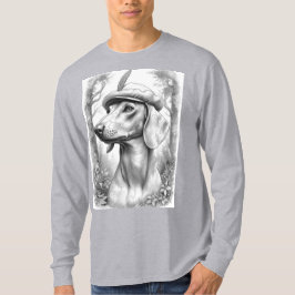 Dachshund Statue Hunter T-Shirt