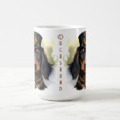 Dachshund-Steampunk-Hund Kaffeetasse (Mittel)