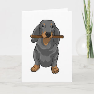 Dachshund Stock Karte