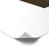 Dachshund Sunlight Poster (Ecke)