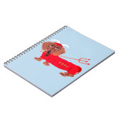 Dachshund Teufel Notizblock (Linke Seite)