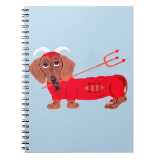 Dachshund Teufel Notizblock