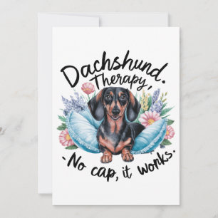 Dachshund-Therapie Kein Scherz Es Funktioniert Einladung