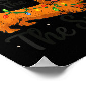 Dachshund Through The Snow Christmas Pajama Toddle Poster (Ecke)