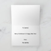 Dachshund Through The Snow Karte (Innenseite)