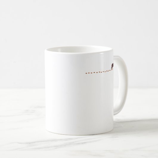 Dachshund Traces Dachshund Top T-Shirt Kaffeetasse (VorderseiteRechts)