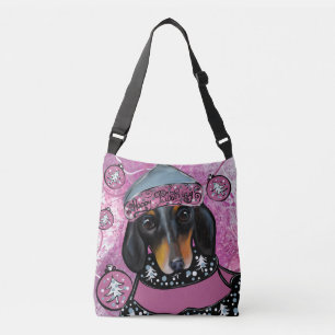 DACHSHUND  TRAGETASCHEN MIT LANGEN TRÄGERN