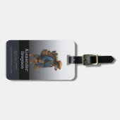 Dachshund Trail Blazer Hiker Personalized  Luggage Gepäckanhänger (Vorderseite horizontal)