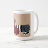 Dachshund Treat Thief Burglar Kaffeetasse (VorderseiteRechts)