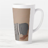 Dachshund Treat Thief Jailbird Milchtasse (Rechts)