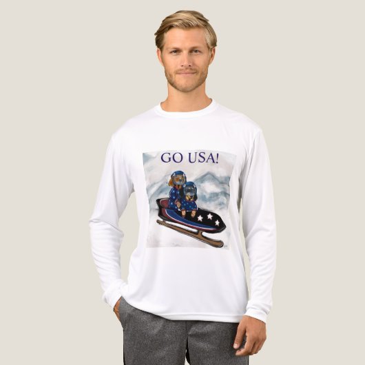DACHSHUND  Tri-Blend SHIRT (Vorderseite komplett)