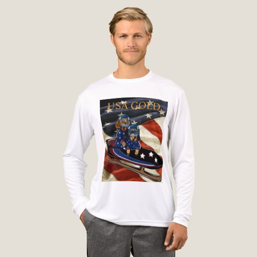 DACHSHUND  Tri-Blend SHIRT (Vorderseite komplett)