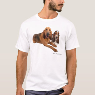 Dachshund-und Bluthund-Freunde T-Shirt