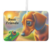 DACHSHUND UND FROSCH AUTOLUFTERFRISCHER (Rückseite)