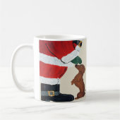 Dachshund und Weihnachtsmann Kaffeetasse (Links)