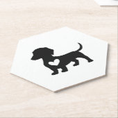 Dachshund untersetzer (angewinkelt)