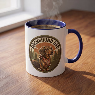 Dachshund-Vater-Kaffeetasse   Wiener-Hund-Vater-Ge Tasse