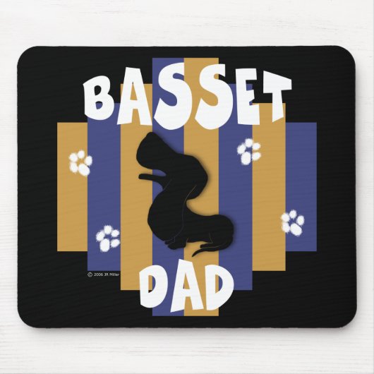 Dachshund-Vater Mousepad (Vorne)