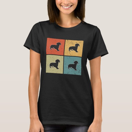 Dachshund Vintage  2 T-Shirt (Vorderseite)