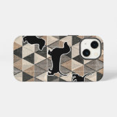 Dachshund Walking iPhone Hülle (Rückseite (Horizontal))