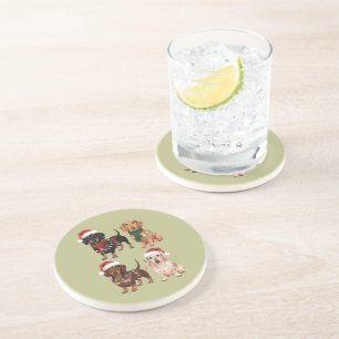 Dachshund Weihnachten Hundemutter Liebhaber Weihna Getränkeuntersetzer