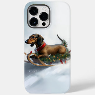 Dachshund Weihnachten Schnee Winter Case-Mate iPhone 14 Pro Max Hülle