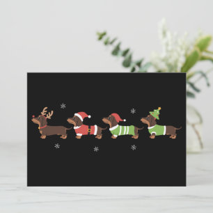 Dachshund Weihnachten Wiener Hund Liebhaber Urlaub